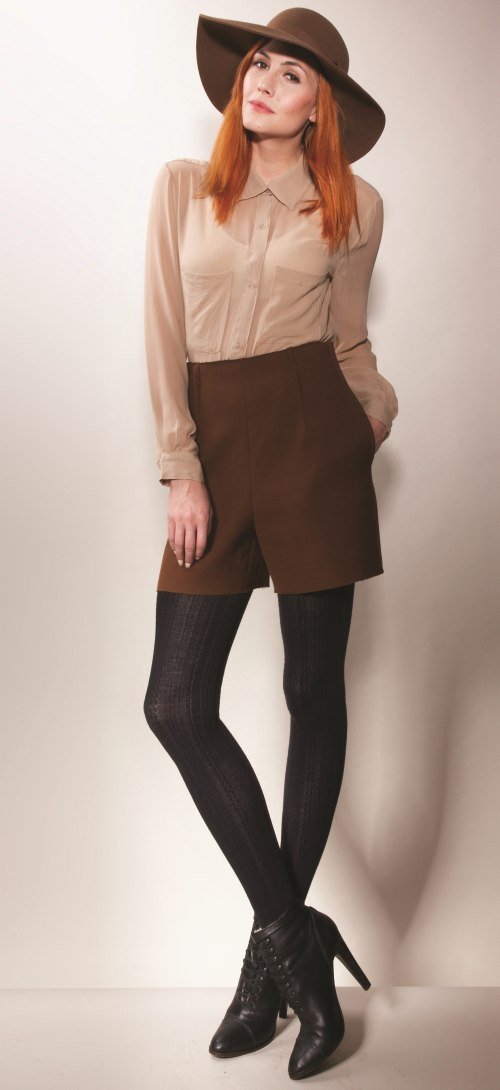 Charnos Luxury Knits Wool Tights
