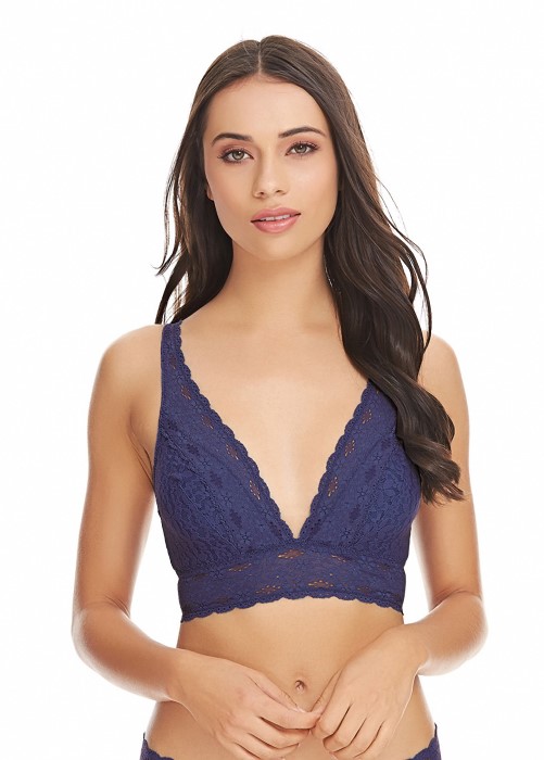 Wacoal Halo Lace Soft Cup Bra (astral blue) at Under Wraps Lingerie