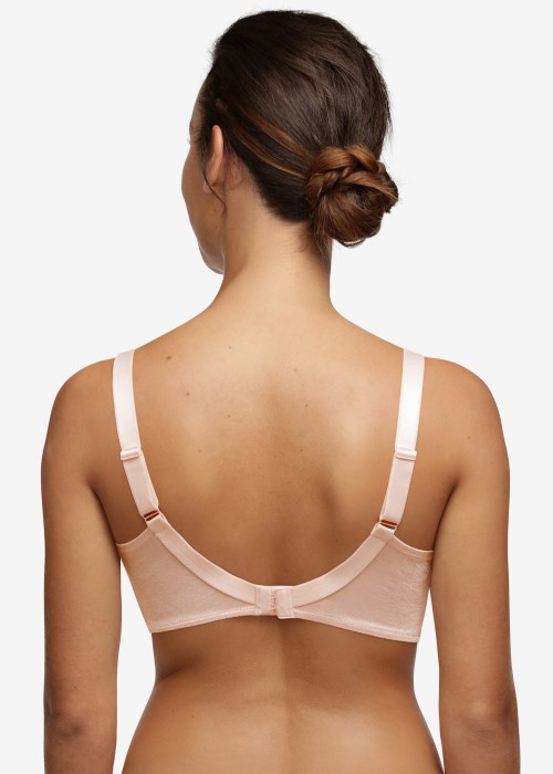 Chantelle Hedona Covering Moulded Bra (soft pink deco, back) at Under Wraps Lingerie