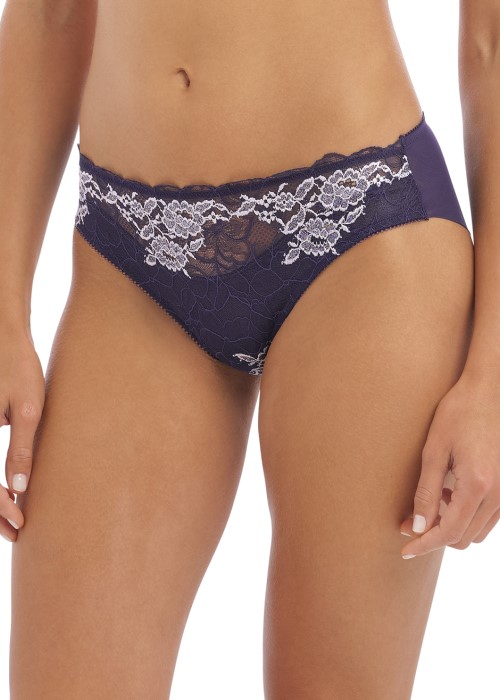 Wacoal Lace Perfection Brief (evening blue) at Under Wraps Lingerie