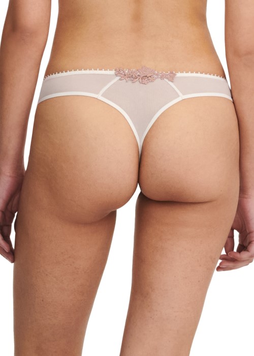 Passionata White Nights String (Talc/Sirocco, back) at Under Wraps Lingerie