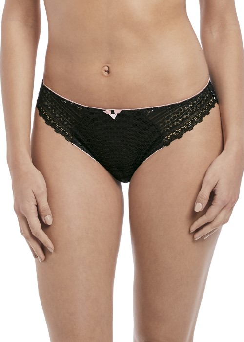 Freya Daisy Lace Brief (black) at Under Wraps Lingerie