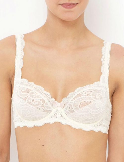 Playtex Invisible Elegance Balcony Bra (ivory) at Under Wraps Lingerie
