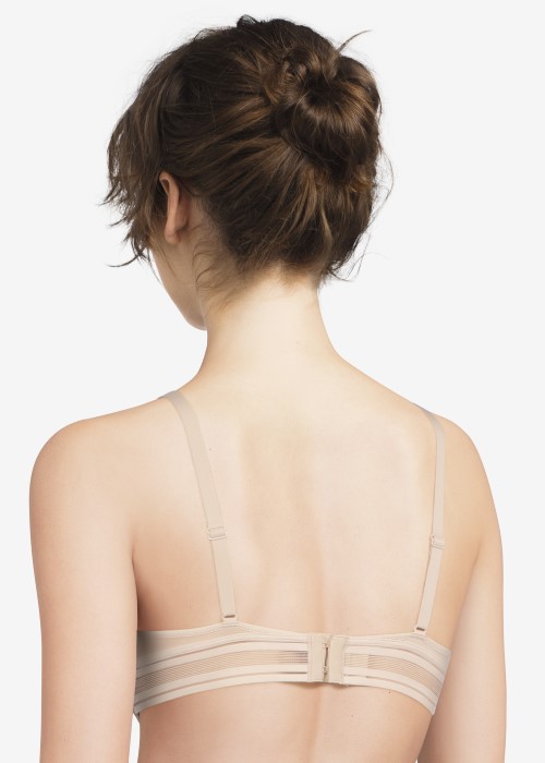Passionata Rhythm Covering T-Shirt Bra (cappuccino nude, back) at Under Wraps Lingerie