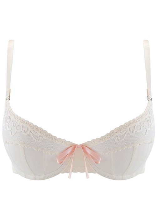 Passionata Miss Coquette T-Shirt Bra (ivory pearl, front) at Under Wraps Lingerie