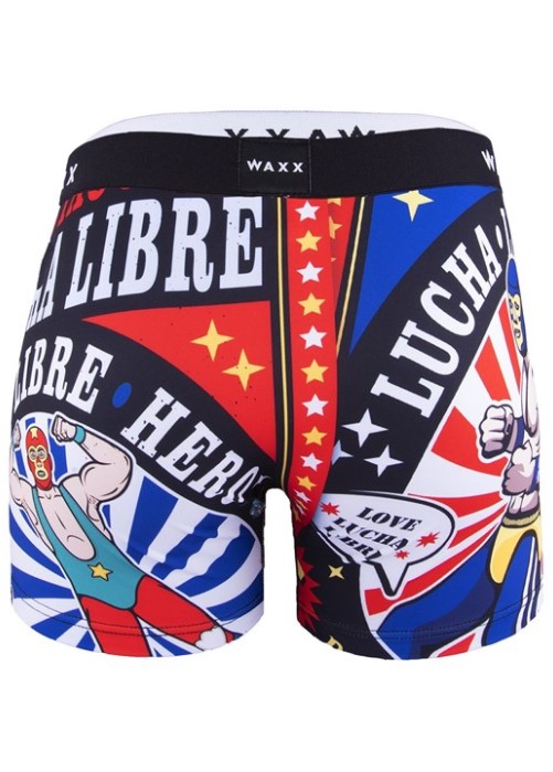 Waxx Lucha Libre Boxers (back) at Under Wraps Lingerie