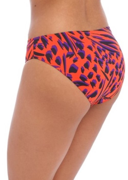 Freya Tiger Bay Bikini Brief (sunset orange, back) at Under Wraps Lingerie
