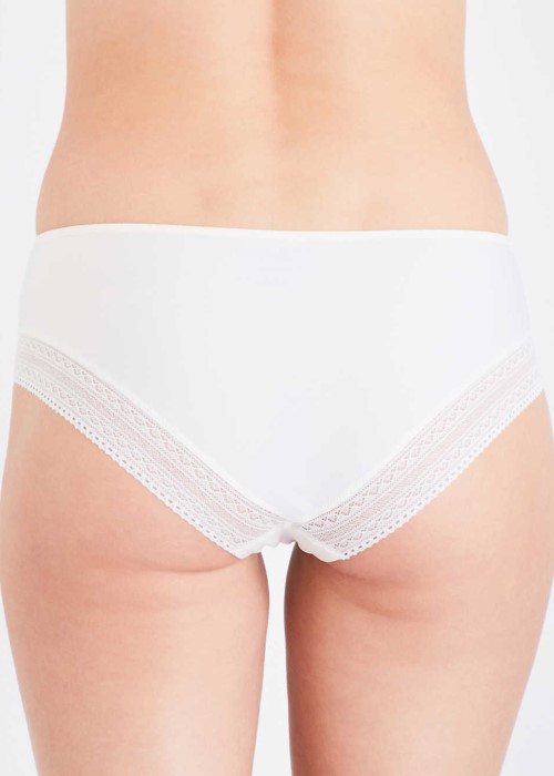 Passionata Cheeky Hipster Brief (ivory pearl, back) at Under Wraps Lingerie