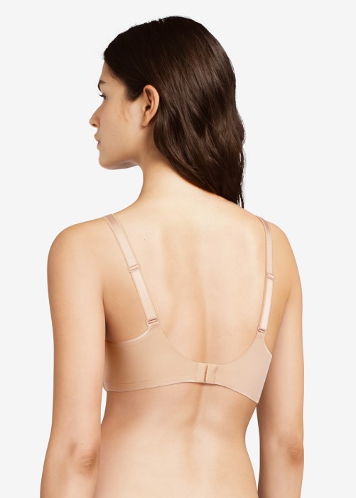Chantelle Essentiall Covering T-Shirt Bra (nude, back) at Under Wraps Lingerie