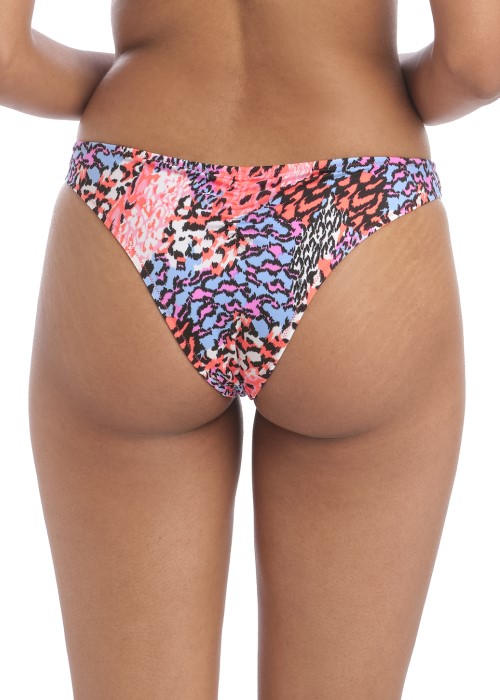 Freya Serengeti Haze Brazilian Bikini Brief (multi, back) at Under Wraps Lingerie