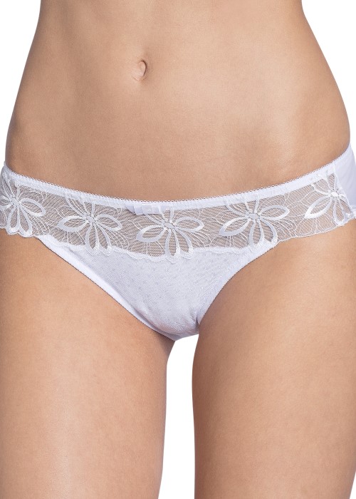 Triumph Beauty-Full Glam Tai Brief (white) at Under Wraps Lingerie