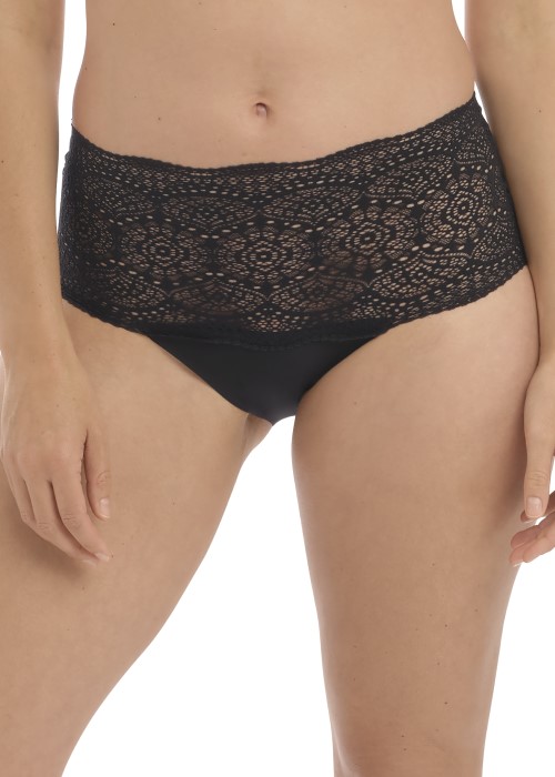Fantasie Lace Ease Invisible Stretch Full Brief (black) at Under Wraps Lingerie