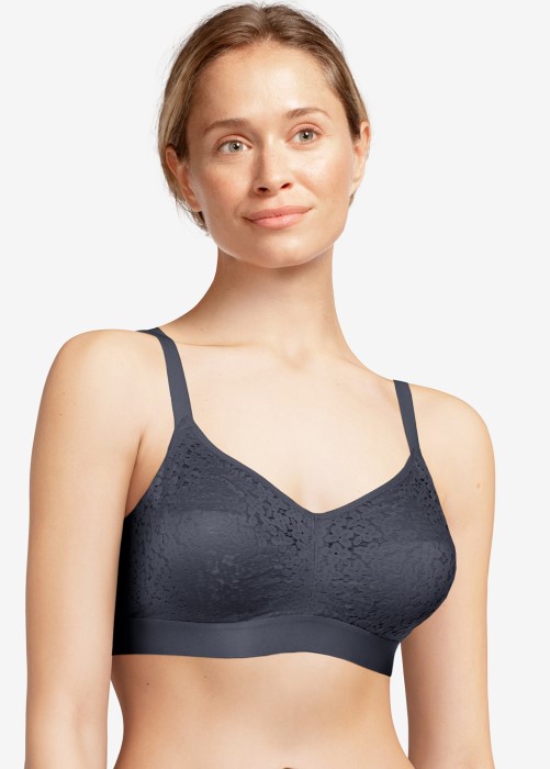 Femilet Norah Wire-Free Support Bra (misty grey) at Under Wraps Lingerie