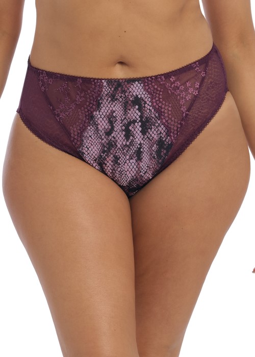 Elomi Lucie High Leg Brief (mambo purple) at Under Wraps Lingerie
