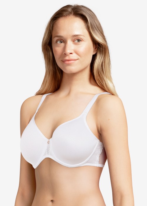 Chantelle Chic Essential Covering Spacer Bra (white) at Under Wraps Lingerie