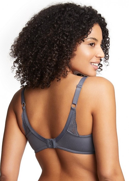 Royce Joely Wire-Free Comfort Bra (grey, back) at Under Wraps Lingerie