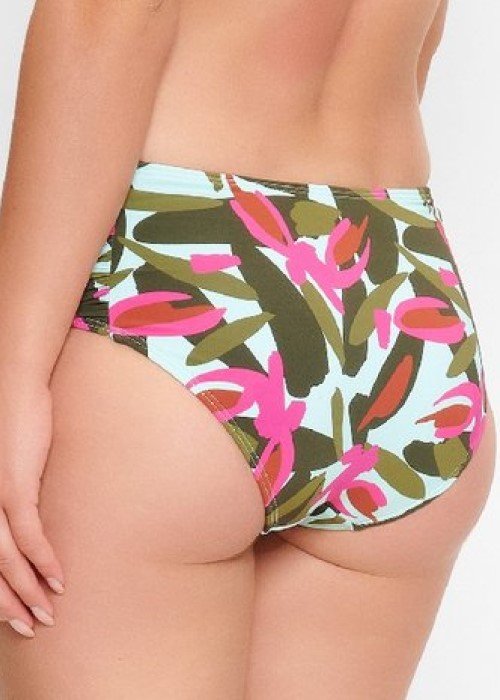LingaDore Modern Jungle Bikini Short (jungle print, back) at Under Wraps Lingerie