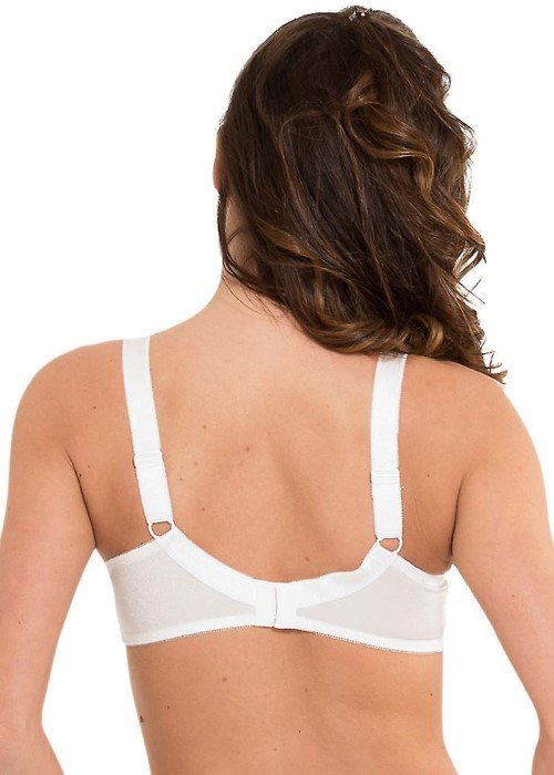LingaDore Lisette Underwired Bra With Cotton (white, back) at Under Wraps Lingerie