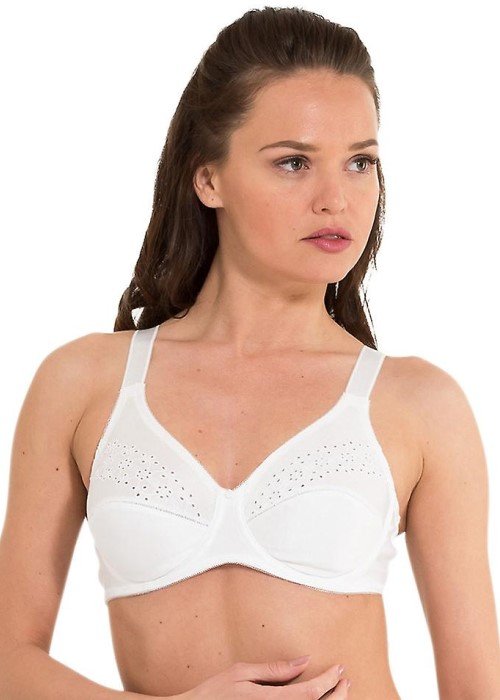 LingaDore Lisette Underwired Bra With Cotton (white) at Under Wraps Lingerie