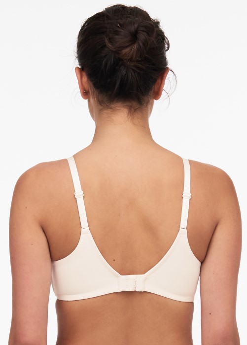 Chantelle Cloudia Wire-Free T-Shirt Bra (pearl, back) at Under Wraps Lingerie