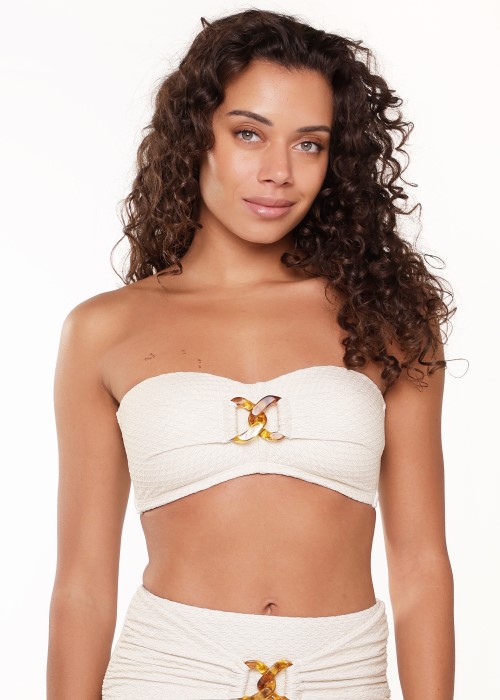 LingaDore Gold Mermaid Bandeau Bikini Top at Under Wraps Lingerie